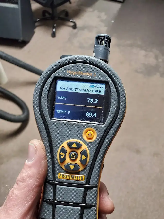 Moisture meter humidity assessment for Fire & Smoke Damage Restoration in West Windsor